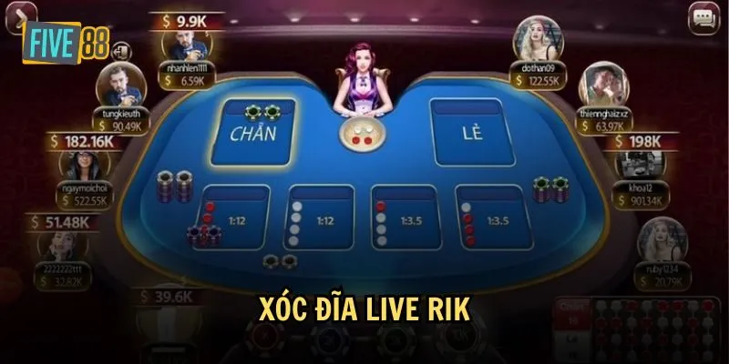 Xóc đĩa live RIK cực VIP thắng lớn